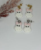 Pendientes Halloween Fantasma lazo
