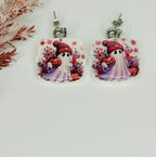 Pendientes Halloween Fantasma con gorro