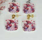 Pendientes Halloween Fantasma con gorro