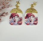 Pendientes Halloween Fantasma Calabaza Gorro