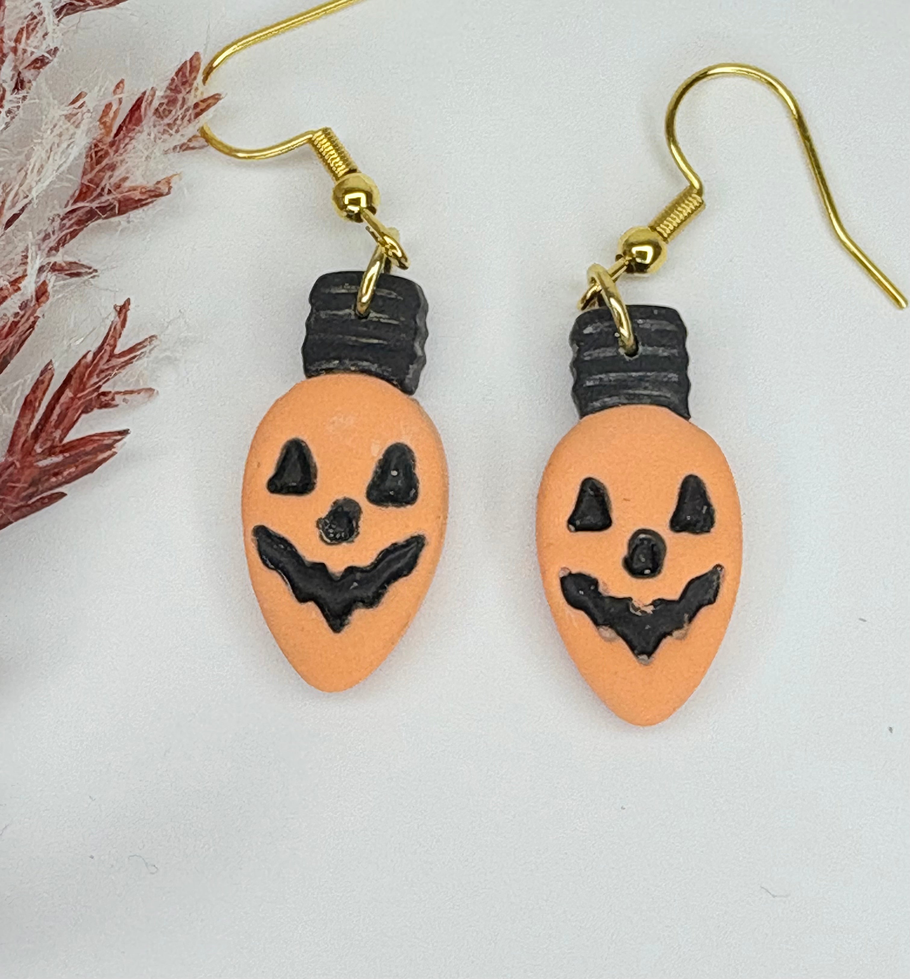 Pendientes Halloween Bombilla