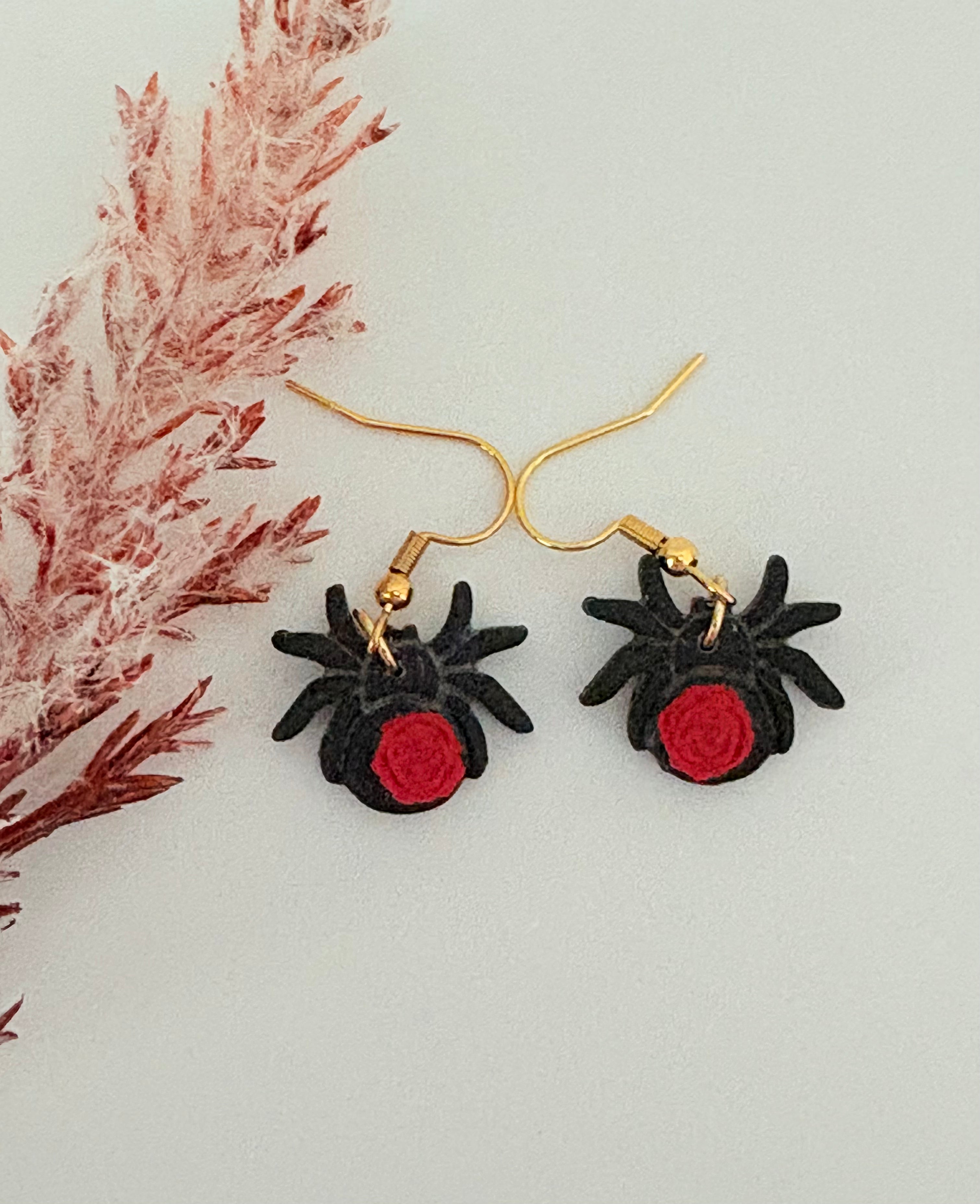 Pendiente Halloween Araña