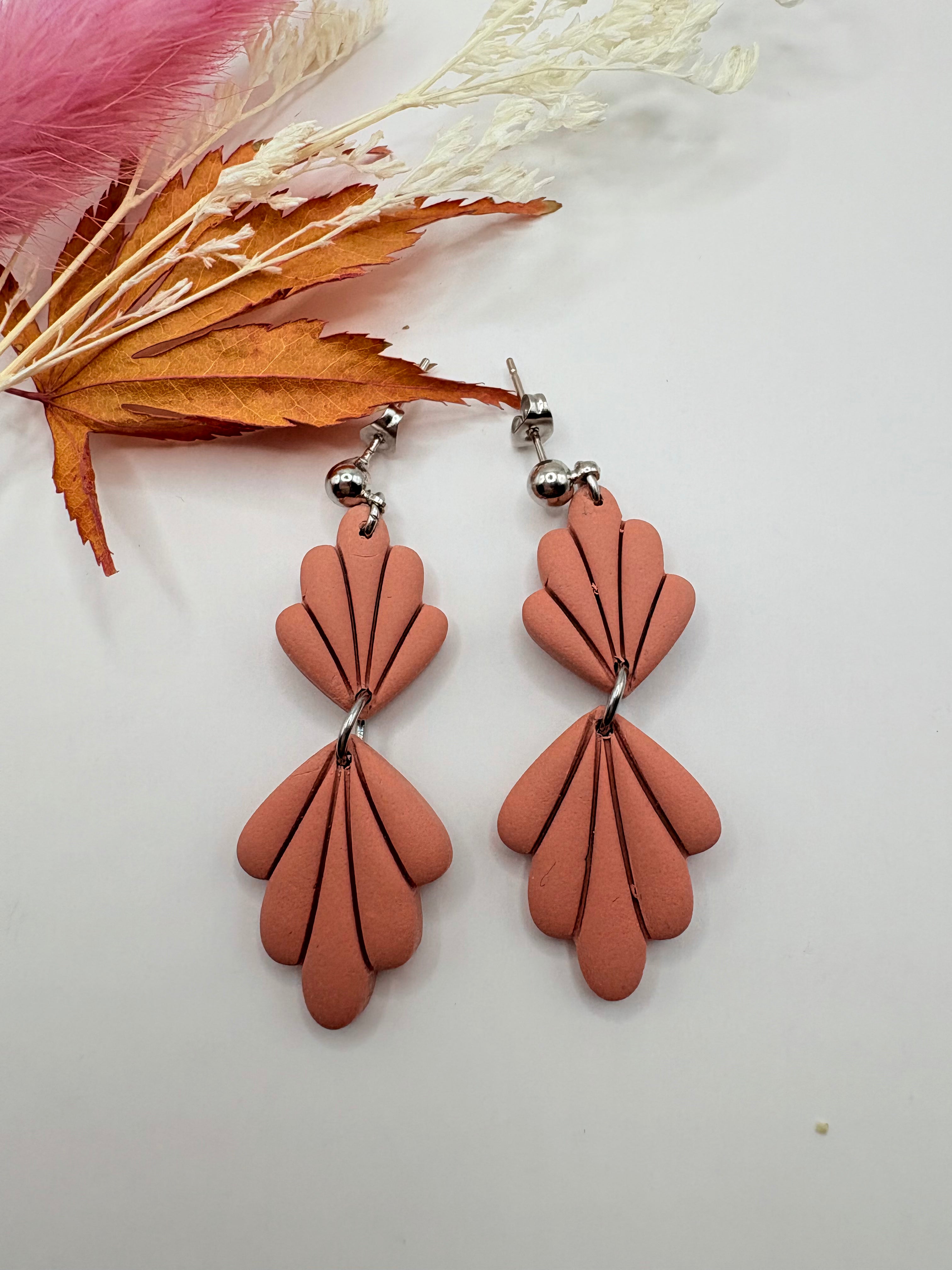Pendientes doble hoja