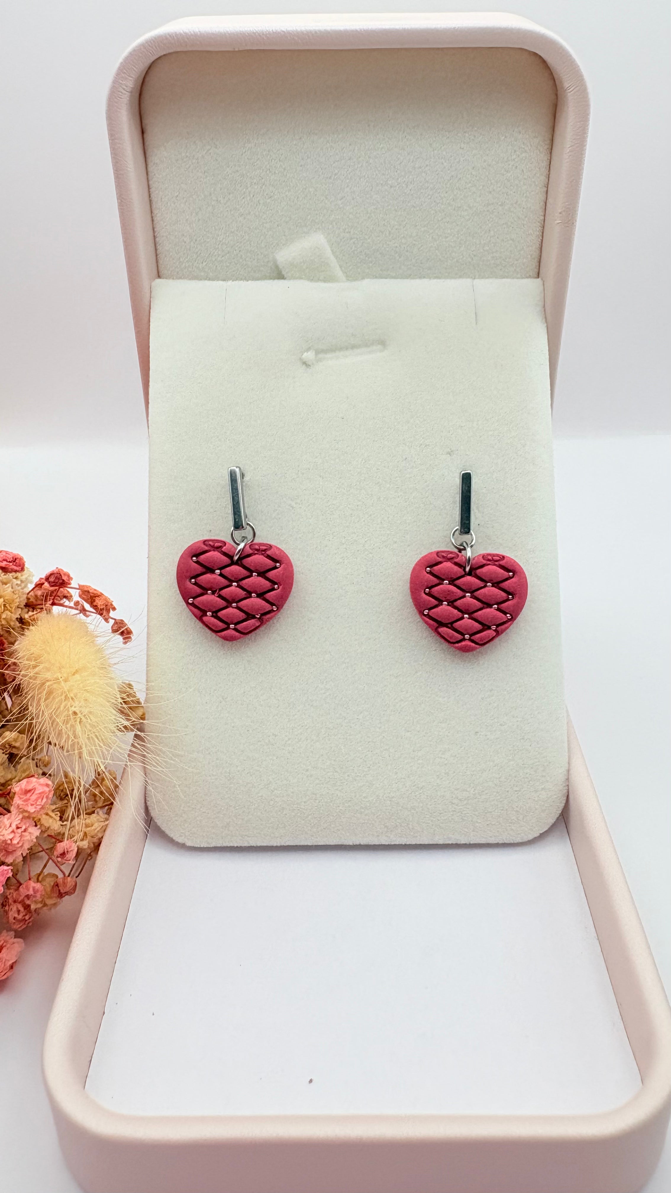 Pendientes Amoria Granate