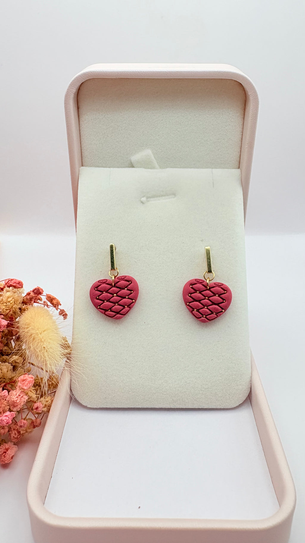 Pendientes Amoria Granate