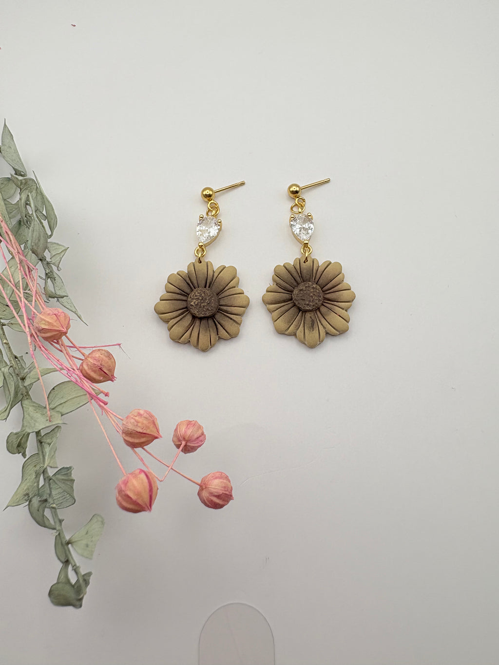 Pendientes Corelia Tierra