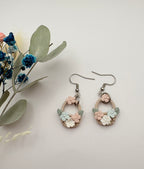 Pendientes Cesta Flores