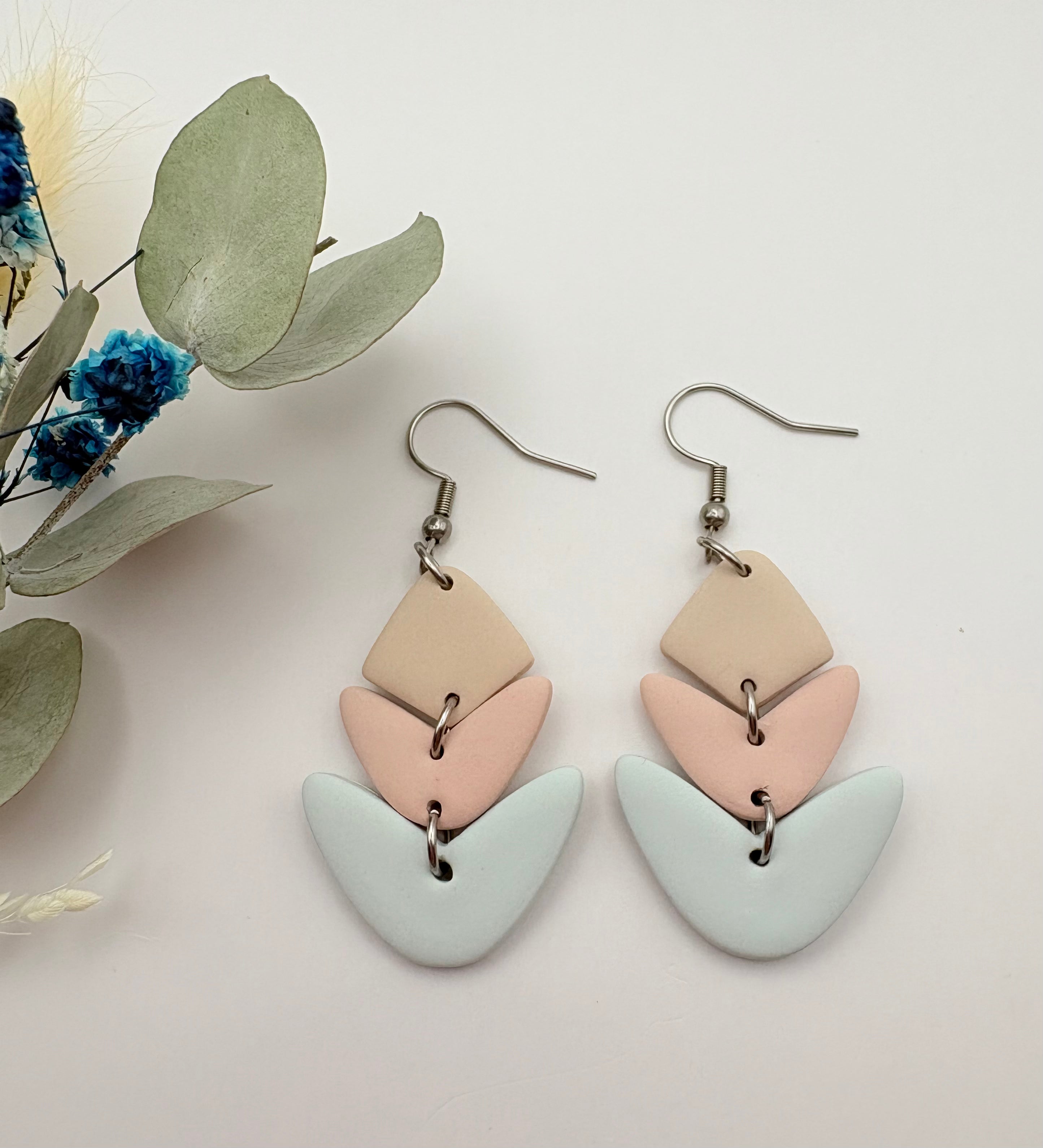 Pendientes Zyra Tricolor