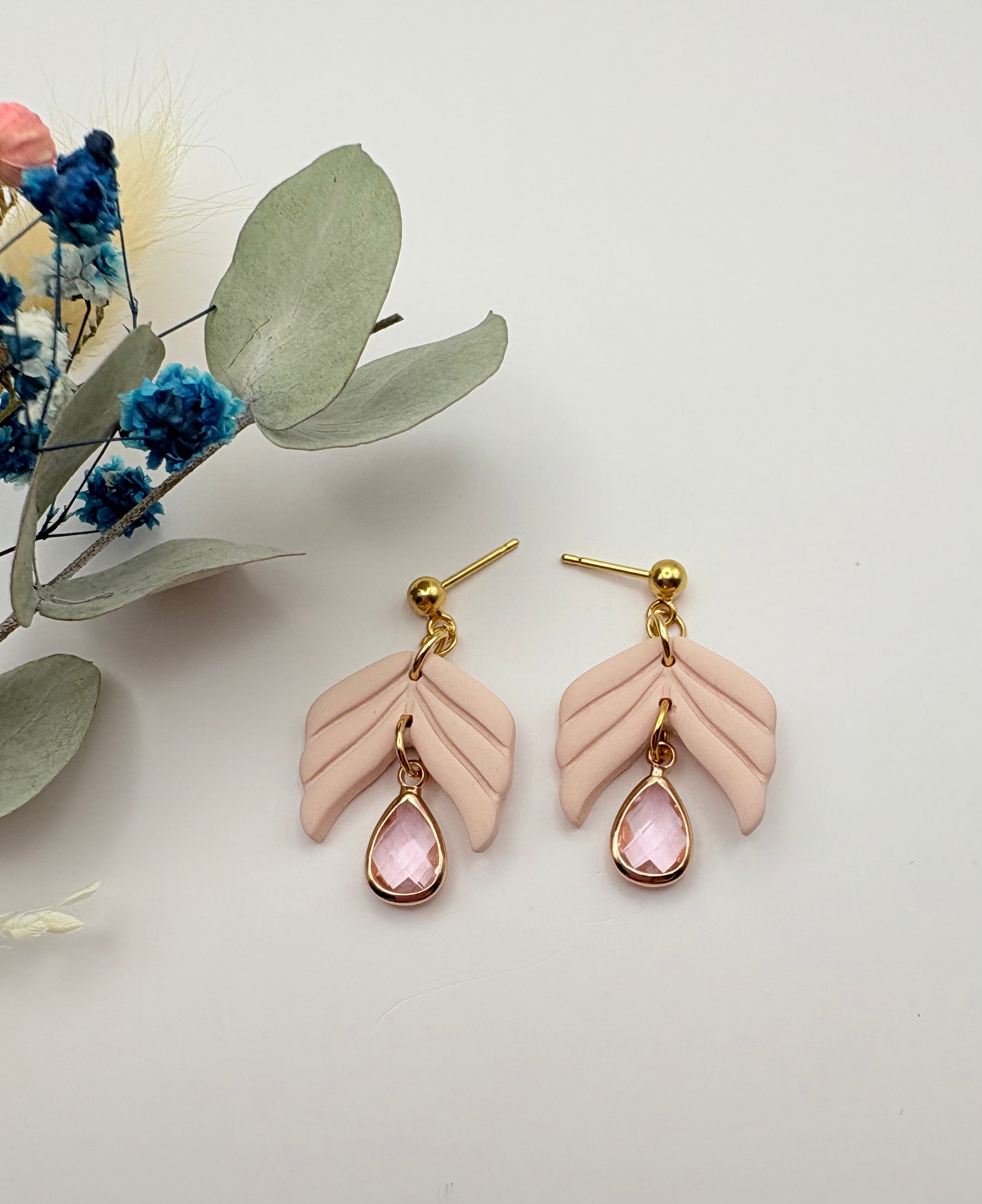Pendientes Oryn Rosa