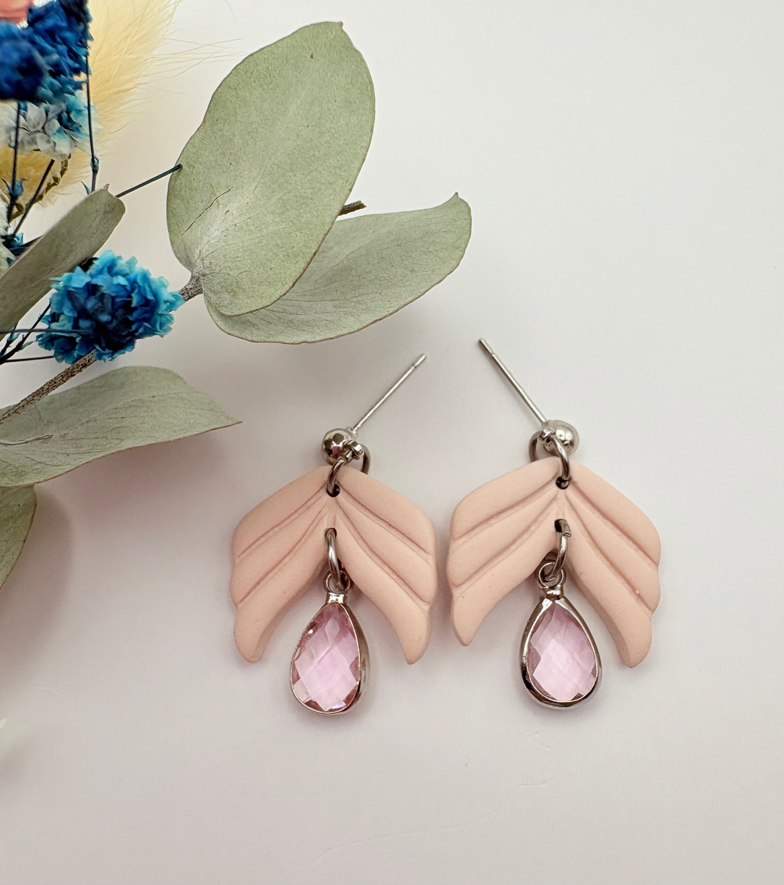 Pendientes Oryn Rosa