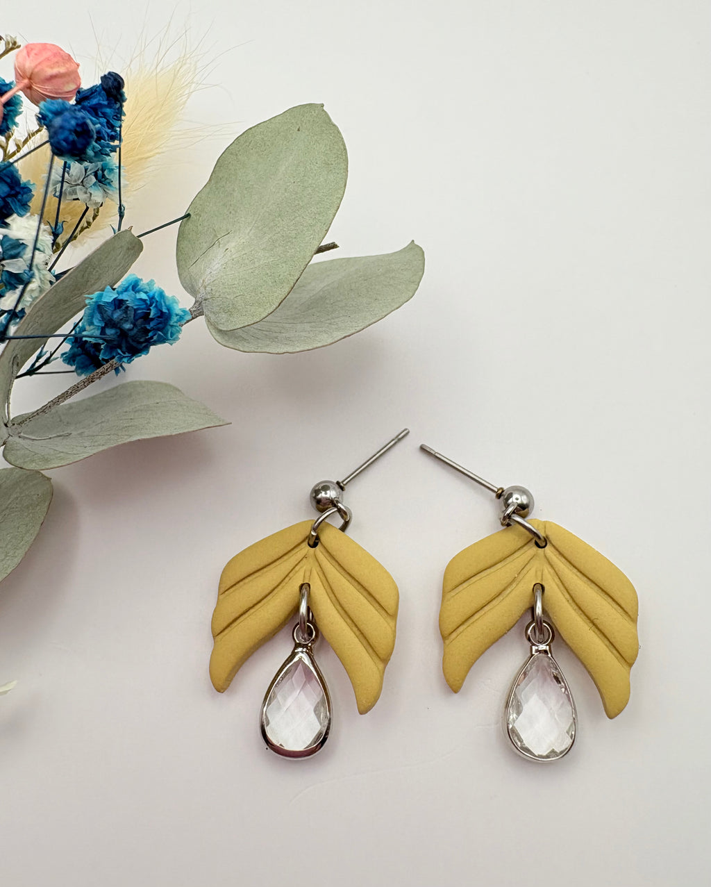 Pendientes Oryn Mostaza