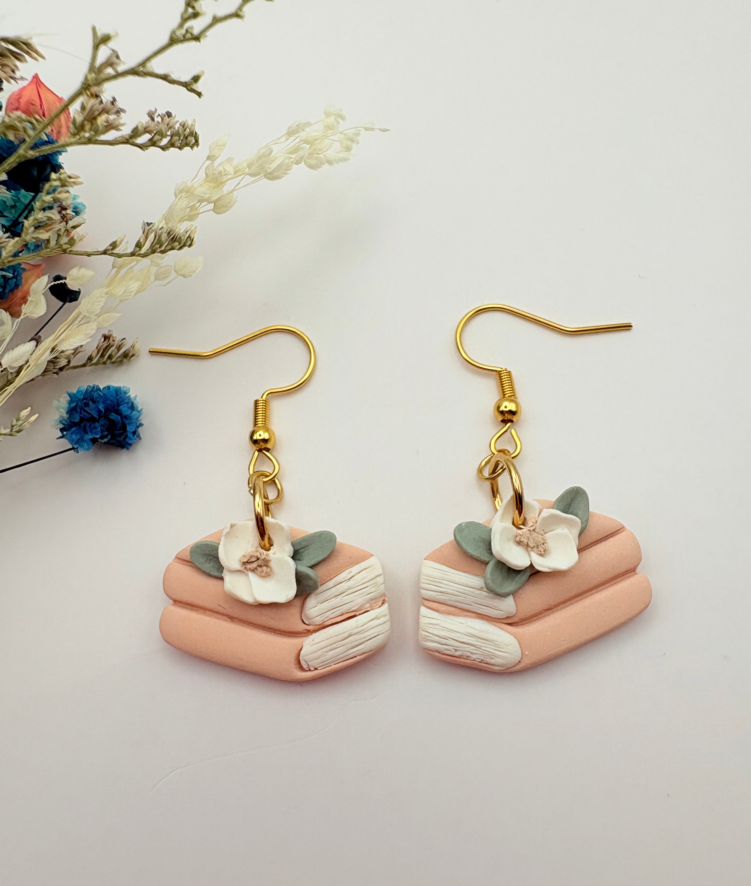 Pendientes Libros Flor