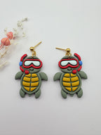 Pendiente Tortuga Snorkel · Arcilla Polimérica