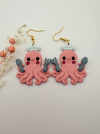 Pendiente Pulpo Cocinero Grande